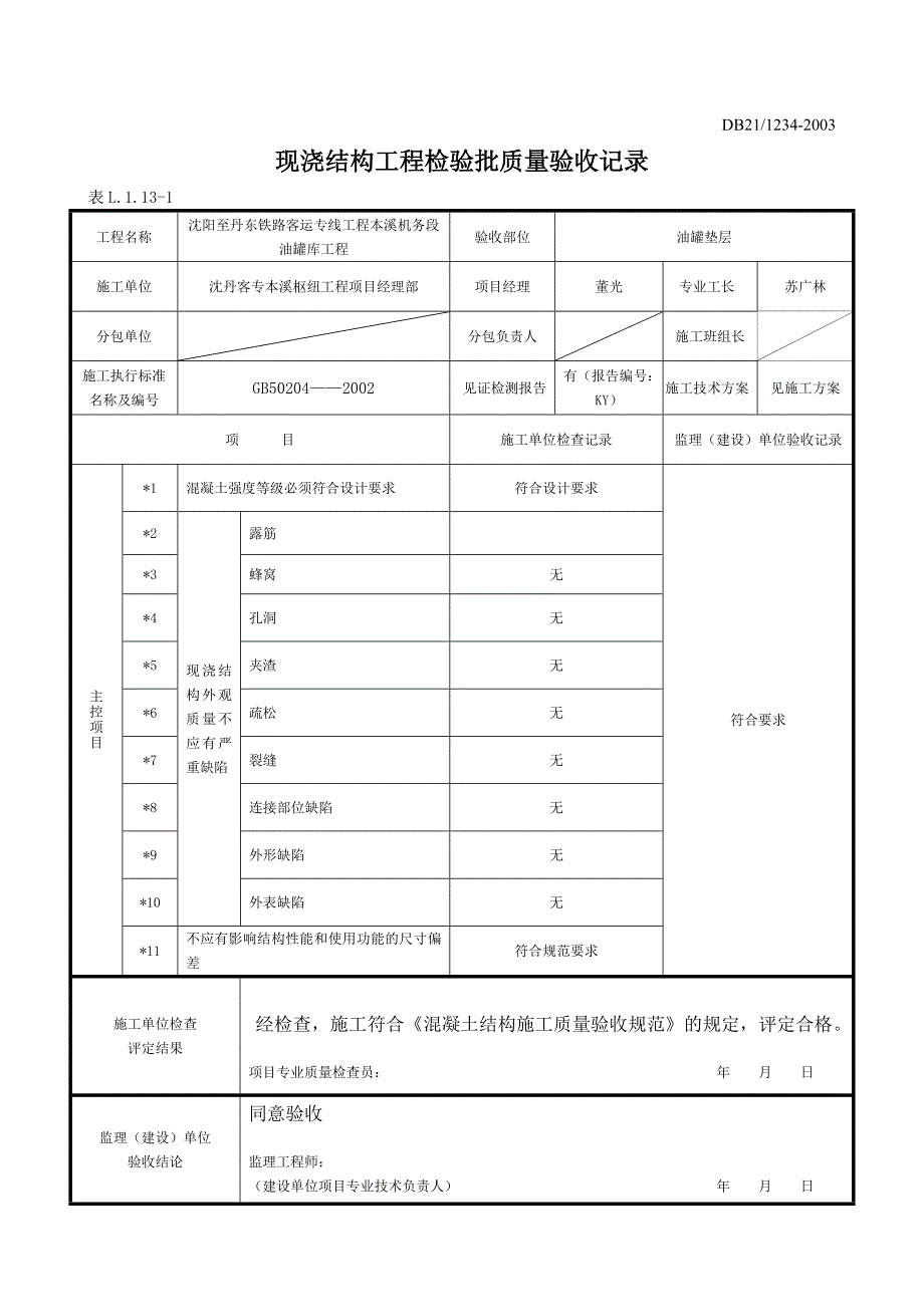 现浇结构工程检验批_第2页