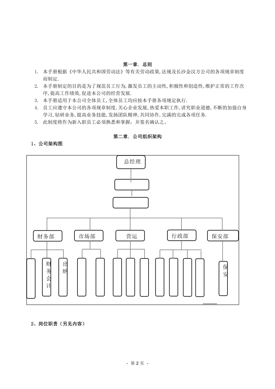 中小企业管理制度(完整版)8页_第2页