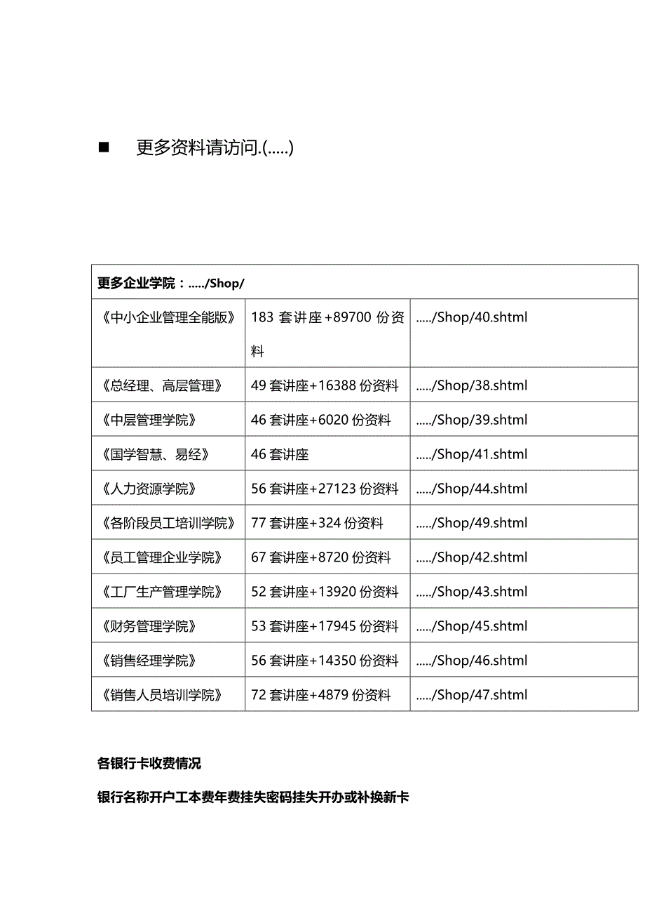 【财务】各银行卡收费情况介绍.-适用_第2页