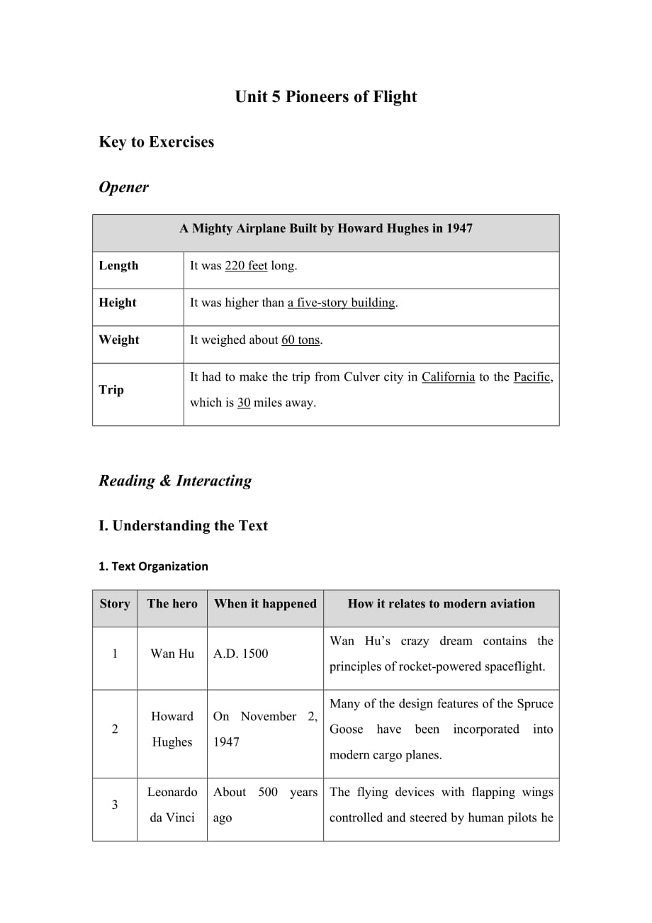 全新版大学进阶英语综合教程第二册答案U5-Key-to-rcises9页_第1页