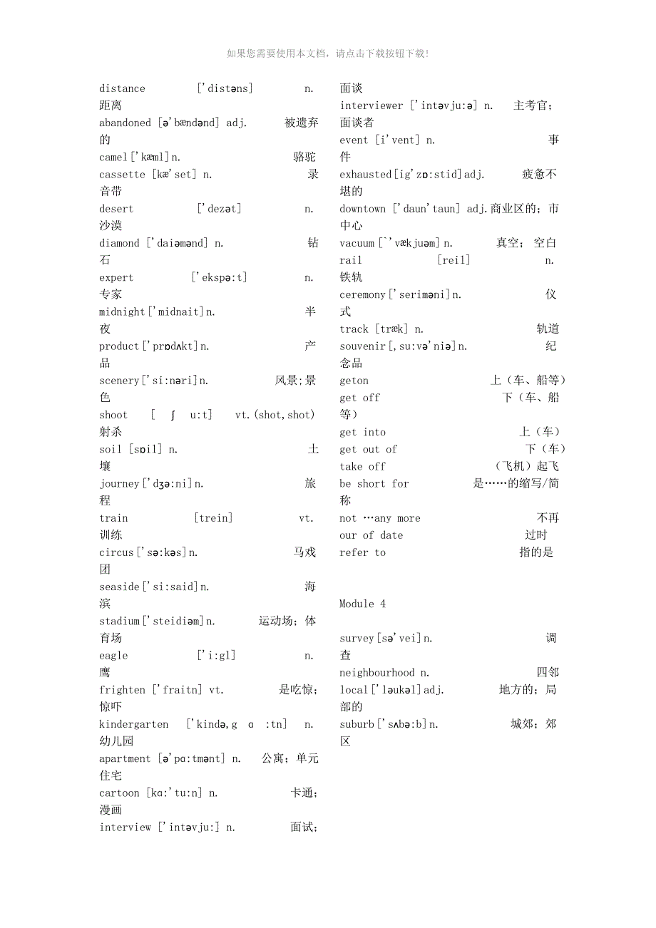 （推荐）外研版高中英语必修1—5单词表-最全单词表!_第3页