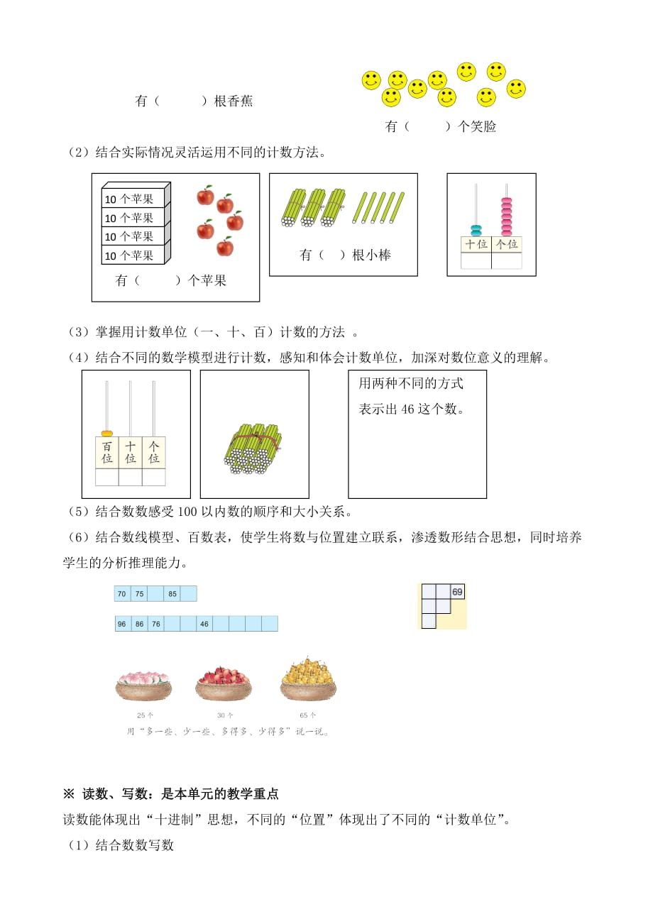 2012-2013学年第二学期+一年级数学复习建议_第3页