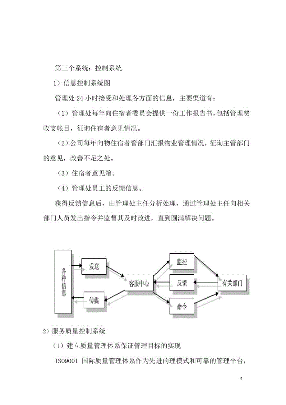 宿舍楼租赁及物业管理服务方案_第4页