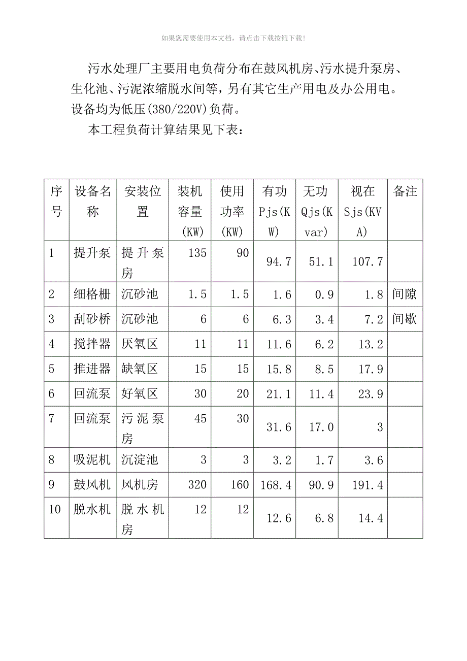 （推荐）污水处理厂电气设计方案_第3页