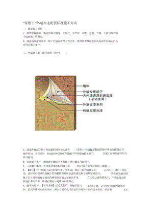 （完整版）外墙专业配套施工方案