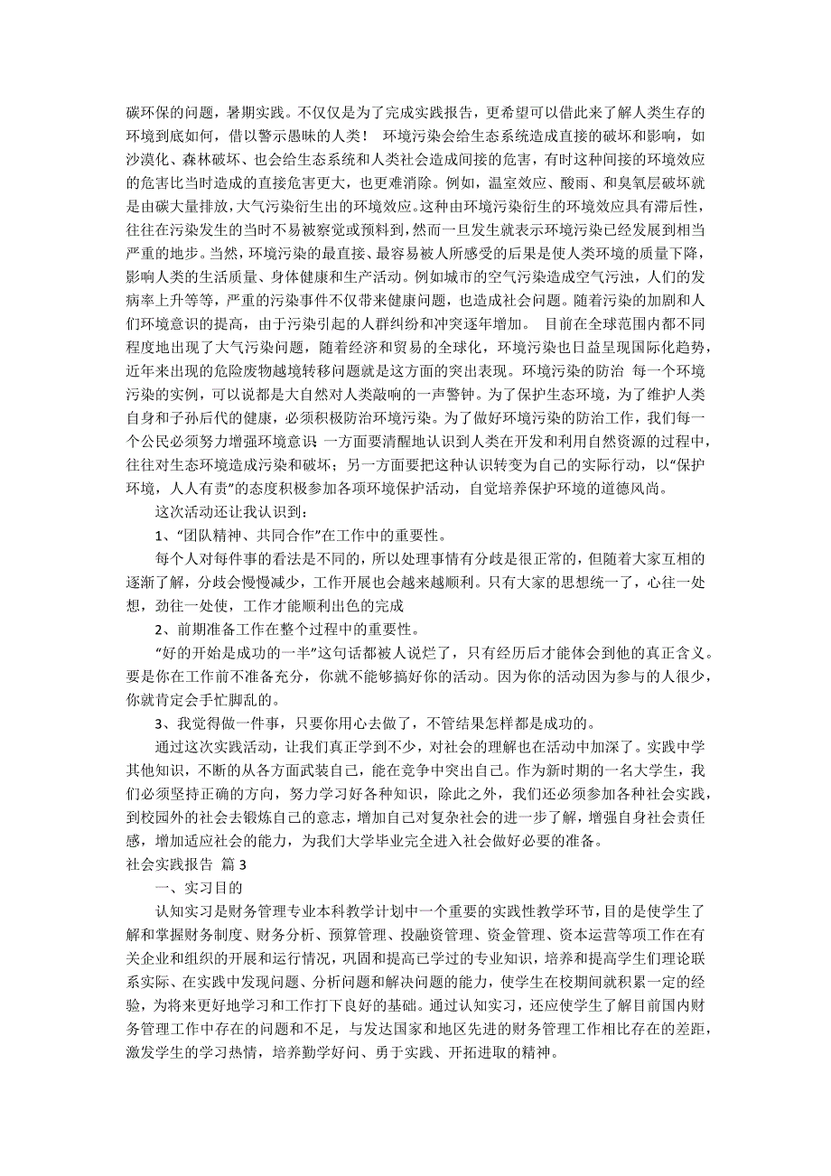 【实用】社会实践报告模板集锦8篇_第4页