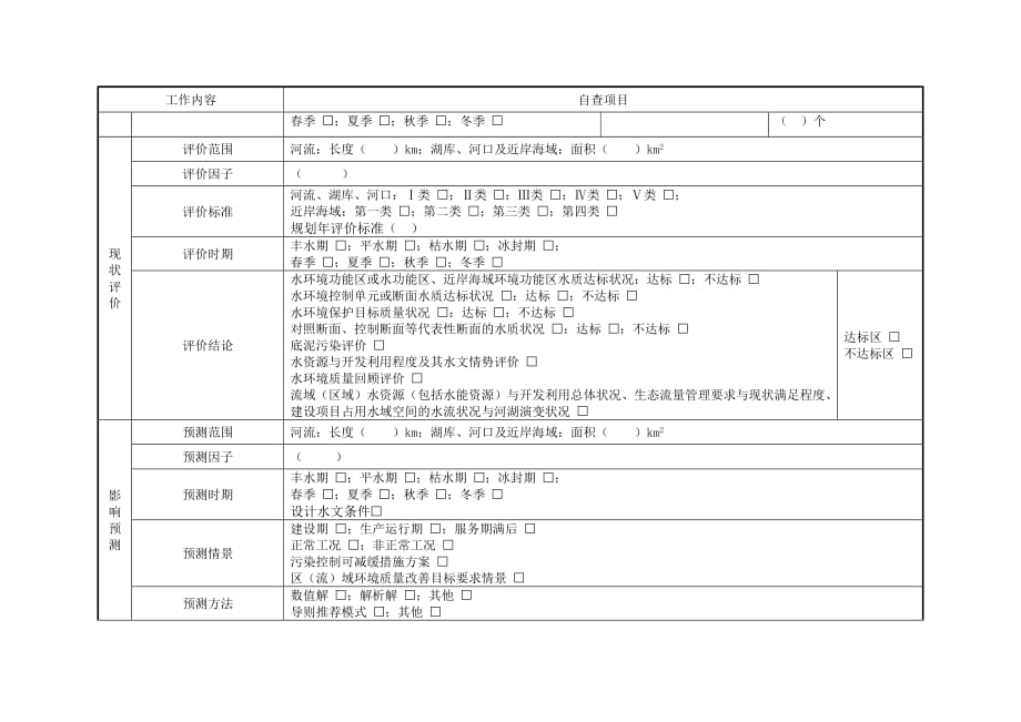 建设项目地表水环境影响评价自查表3页_第2页