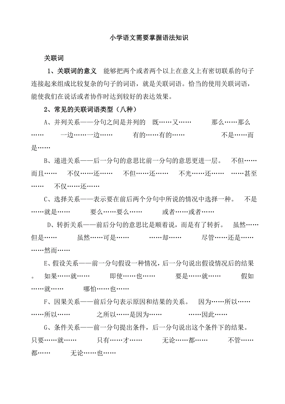 小学语文需要掌握的语法17页_第1页