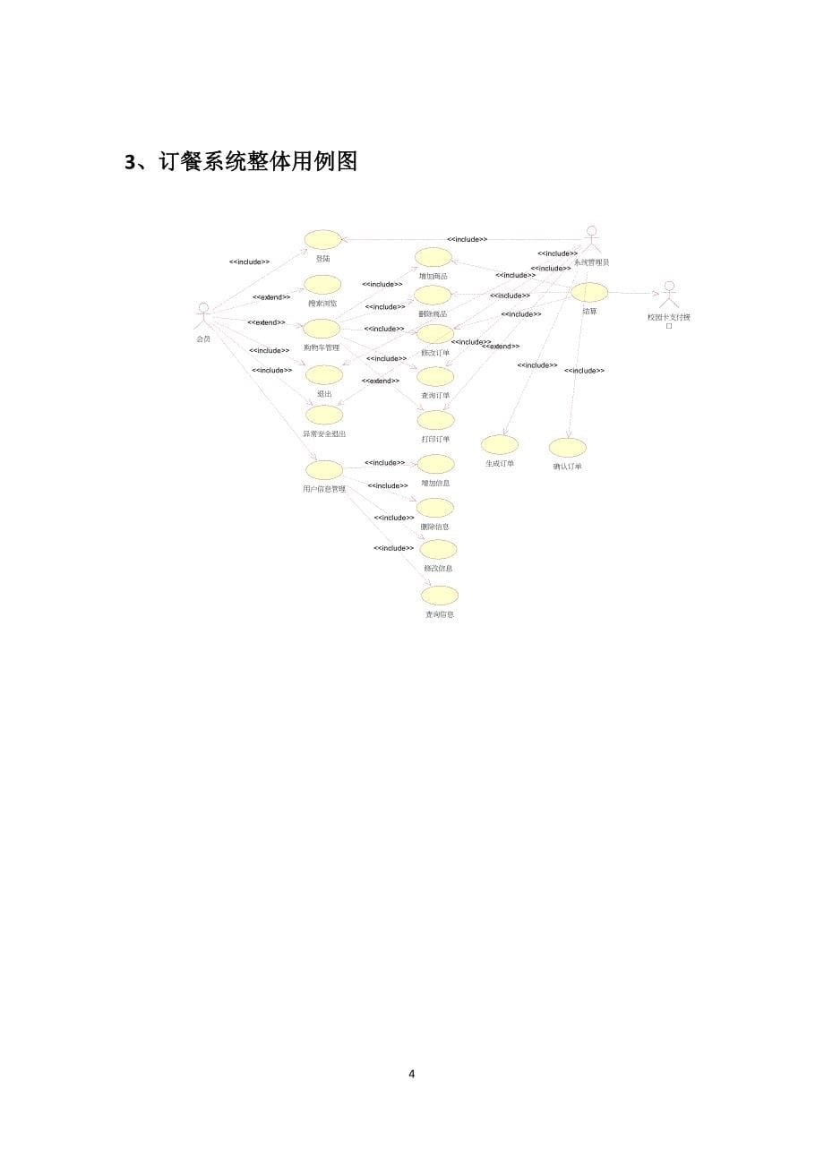 西南交通大学食堂网上订餐系统-UML-分析建模12页_第5页