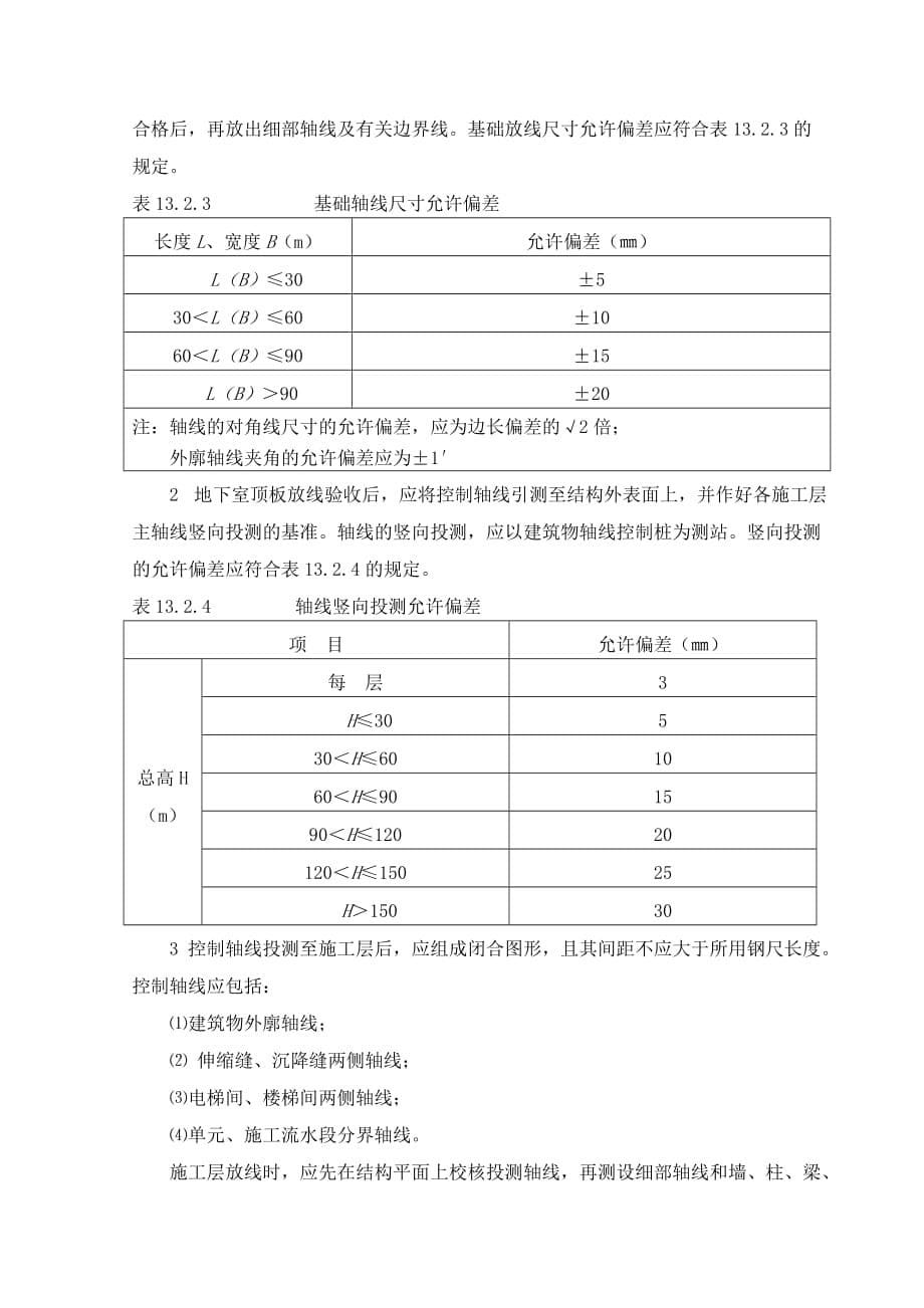 高层建筑施工测量专项监理实施细则9页_第5页