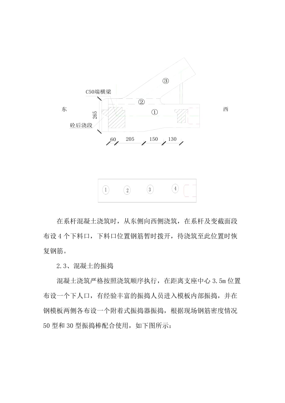 拱桥拱脚混凝土浇筑专项方案6页_第3页