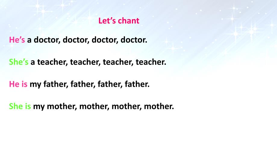 外研版（一起）一下Module 1《Unit 2 She’s a nurse》ppt课件5_第1页