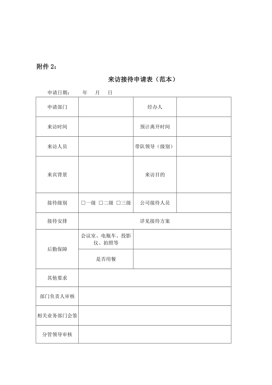 招商部参观、考察接待流程5页_第4页