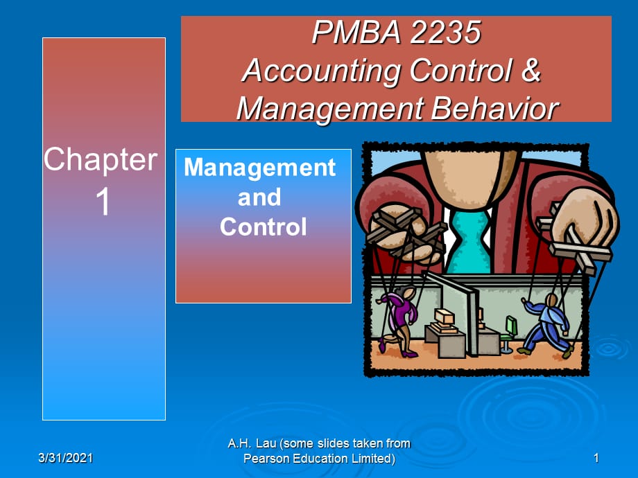 PMBA2235AccountingControl&ampamp;ManagementBehavior英文(ppt 27页)_第1页