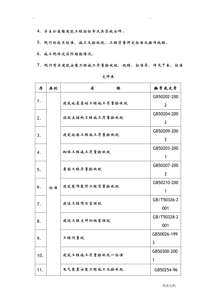 学生公寓楼砖混结构工程施工组织方案与对策书_第2页