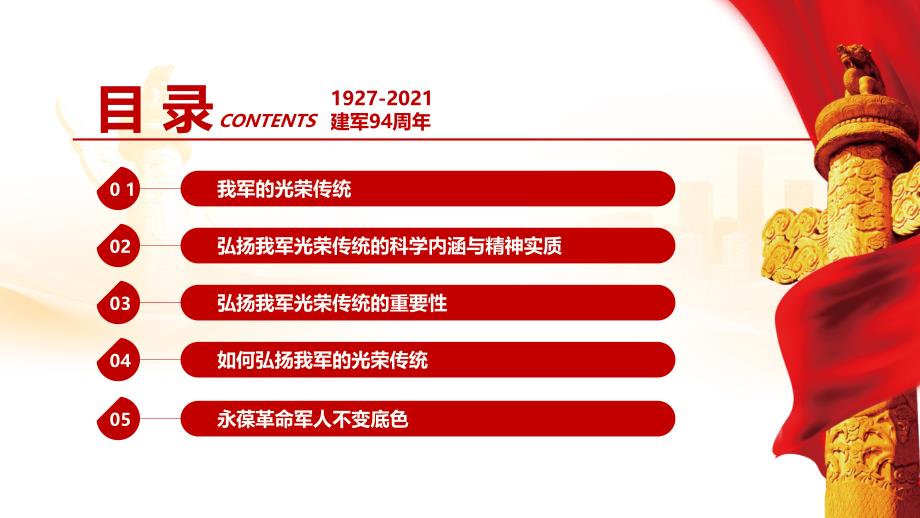 建军94周年永葆人民军队不变的底色教学课件PPT模板_第3页