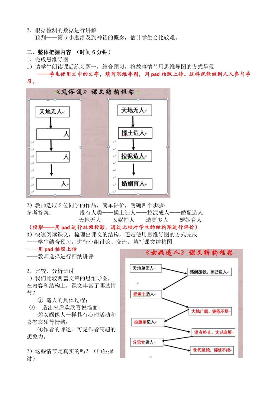 正式《女娲造人》教案设计—PAD课_第3页