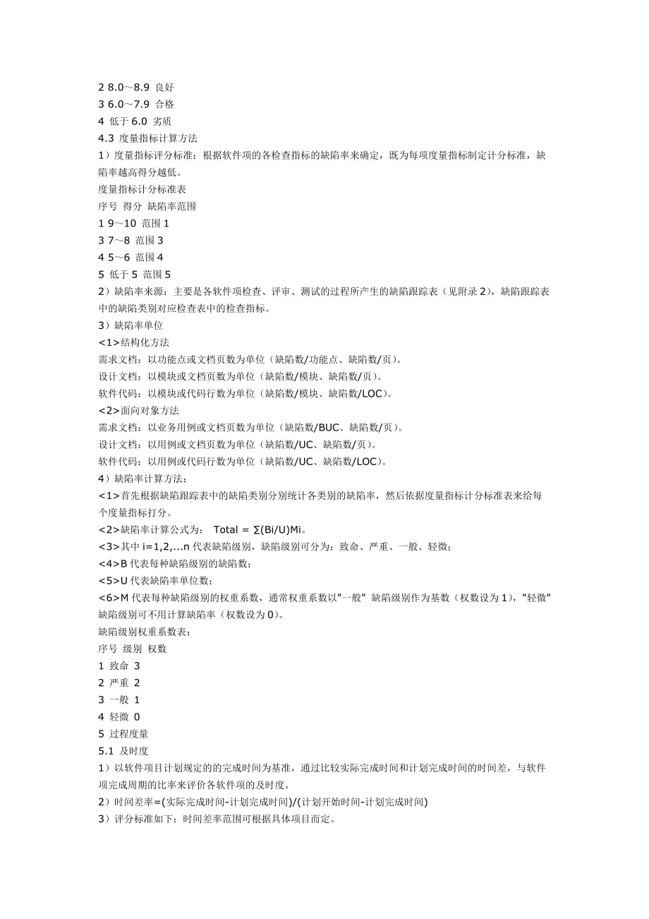 软件开发度量及考核方法 - 副本6页_第2页