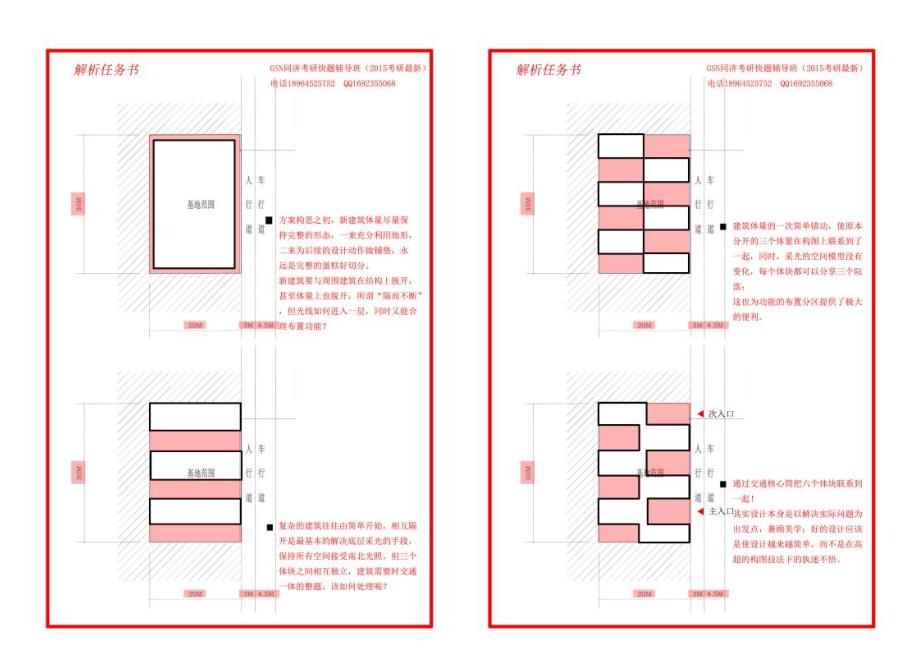 考研初试-同济大学快题任务书解析(2005——2014)33页_第3页