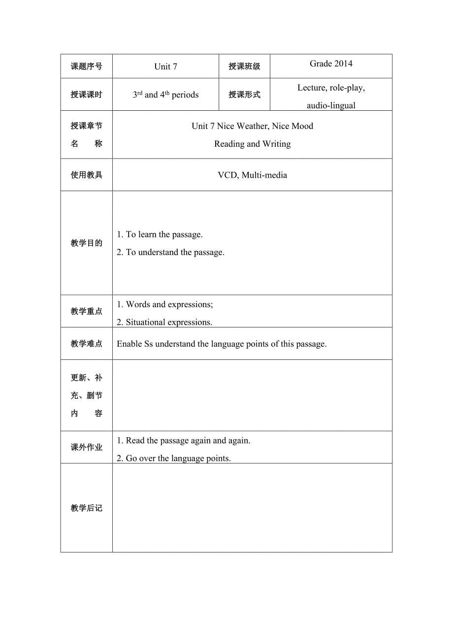 Unit7NiceWeatherNiceMood课题_第5页