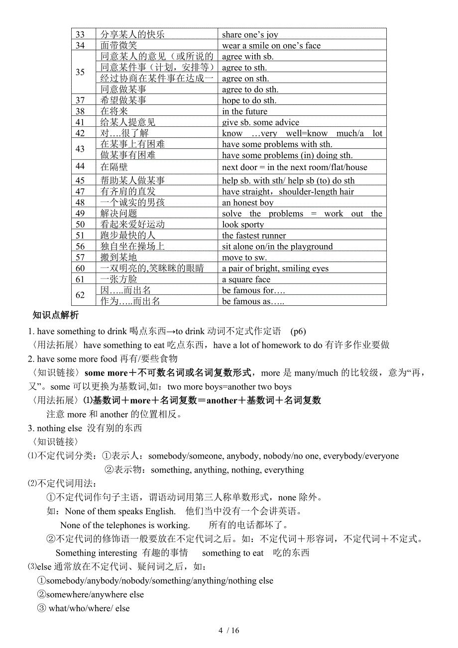 译林版八年级上册英语导学案Unit1（无答案）_第4页