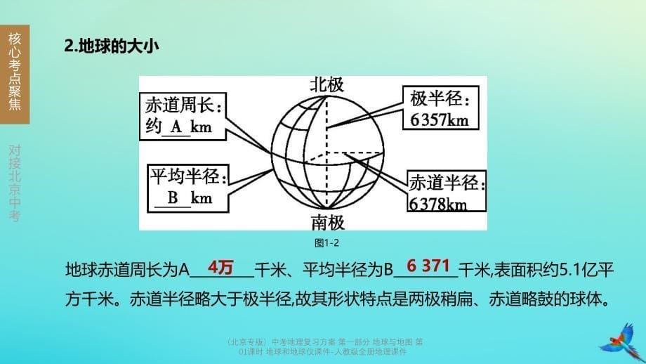 【最新】（北京专版）中考地理复习 第一部分 地球与地图 第01课时 地球和地球仪课件-人教级全册地理课件_第5页