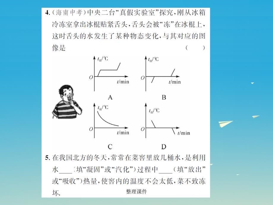 九年级物理全册 第十二章 温度与物态变化 第二节 熔化与凝固 沪科版_第5页