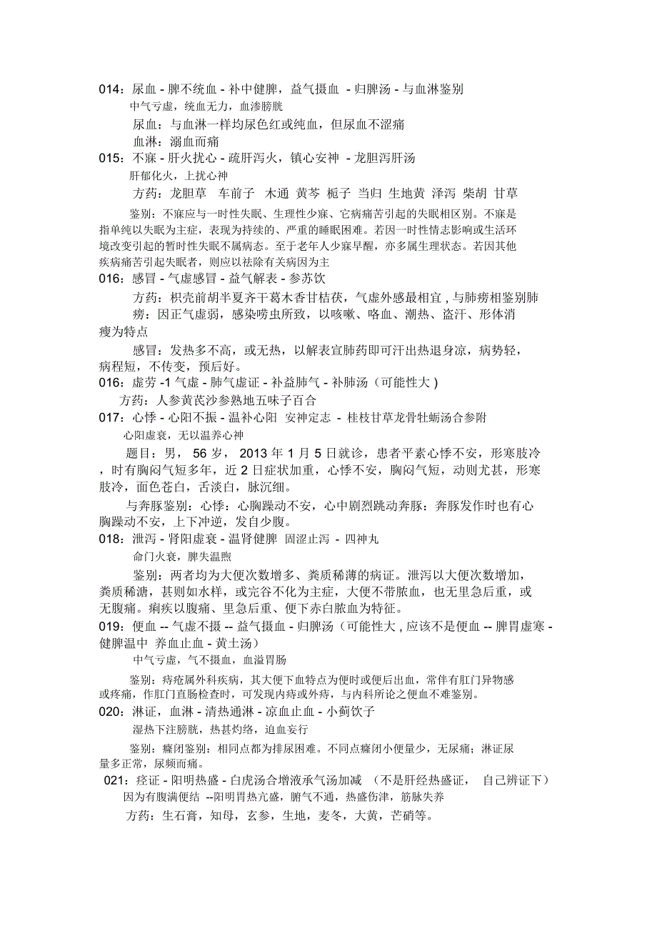 中医执业医师考试实践技能总结版_第3页