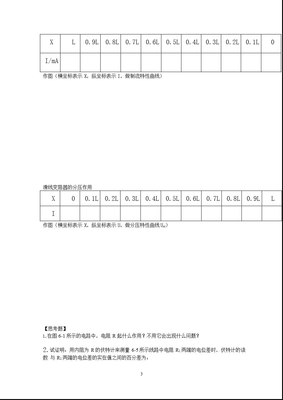 电学实验基础实验报告（2021年整理）_第3页