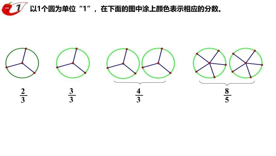 西师大版五年级数学下册二、分数 第3课时 真分数、假分数_第5页