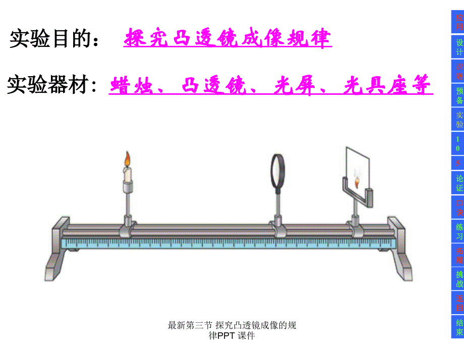 最新第三节 探究凸透镜成像的规律PPT 课件_第4页