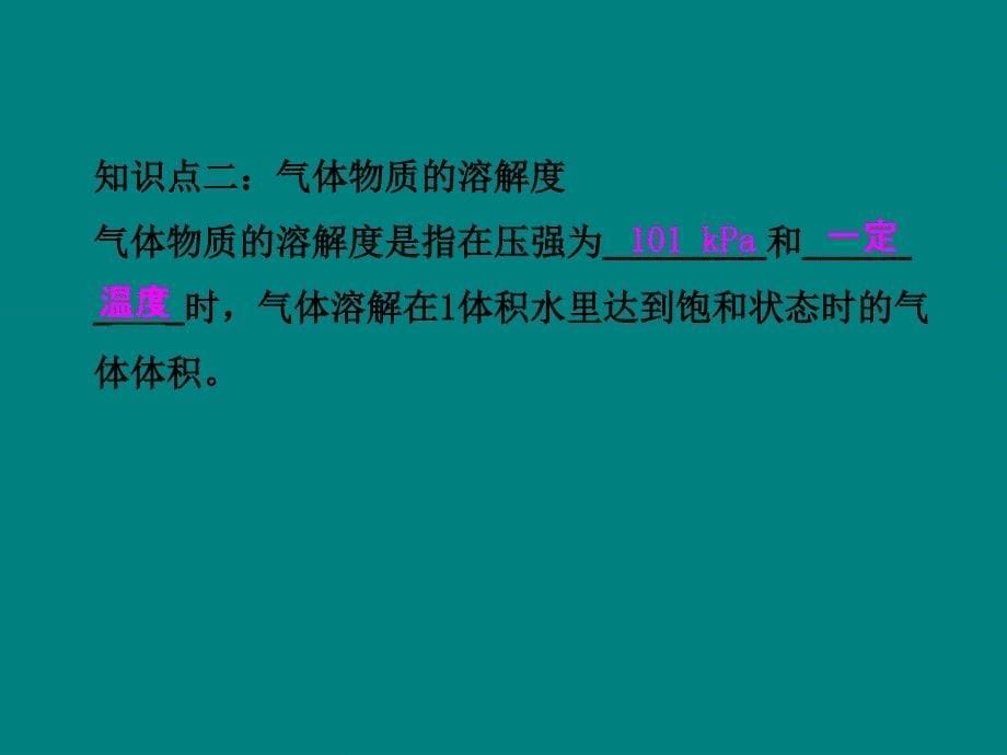 （新人教版）2018_2019学年九年级化学下册第九单元溶液课题2溶解度（第2课时）教学课件_第5页