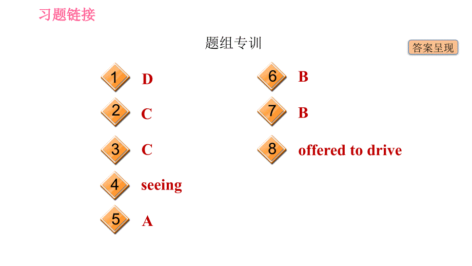 2020-2021学年八年级下册冀教版英语习题课件Unit5Lesson 29 How to Push a Product_第3页