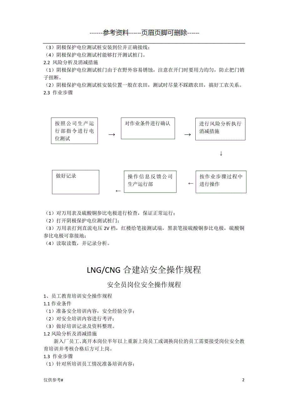 燃气管线巡线工安全操作规程（古柏书屋）_第2页