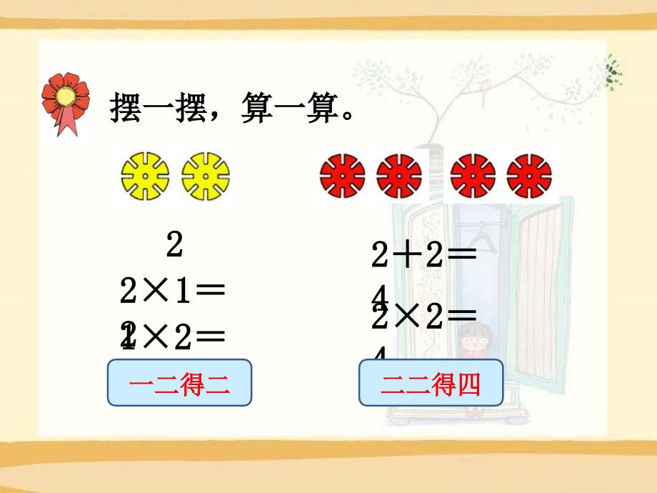 2、3的乘法口诀冀教版数学二年级上册第三单元_第4页