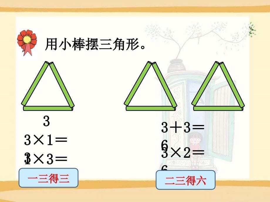 2、3的乘法口诀冀教版数学二年级上册第三单元_第5页