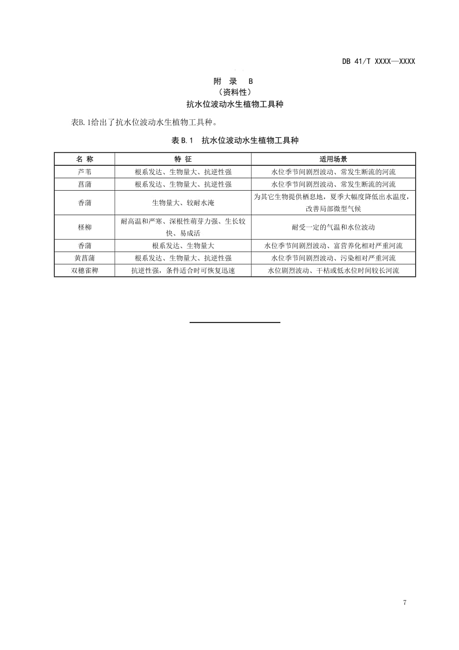 基流匮乏型中小河流生境多样性构建技术、抗水位波动水生植物工具种_第2页