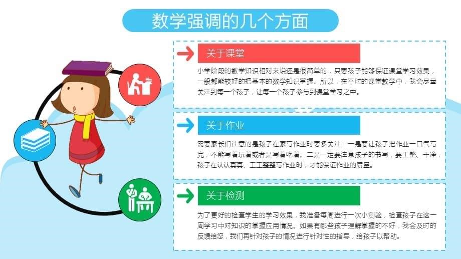 小学家长会开学季教育教学演示PPT模板_第5页