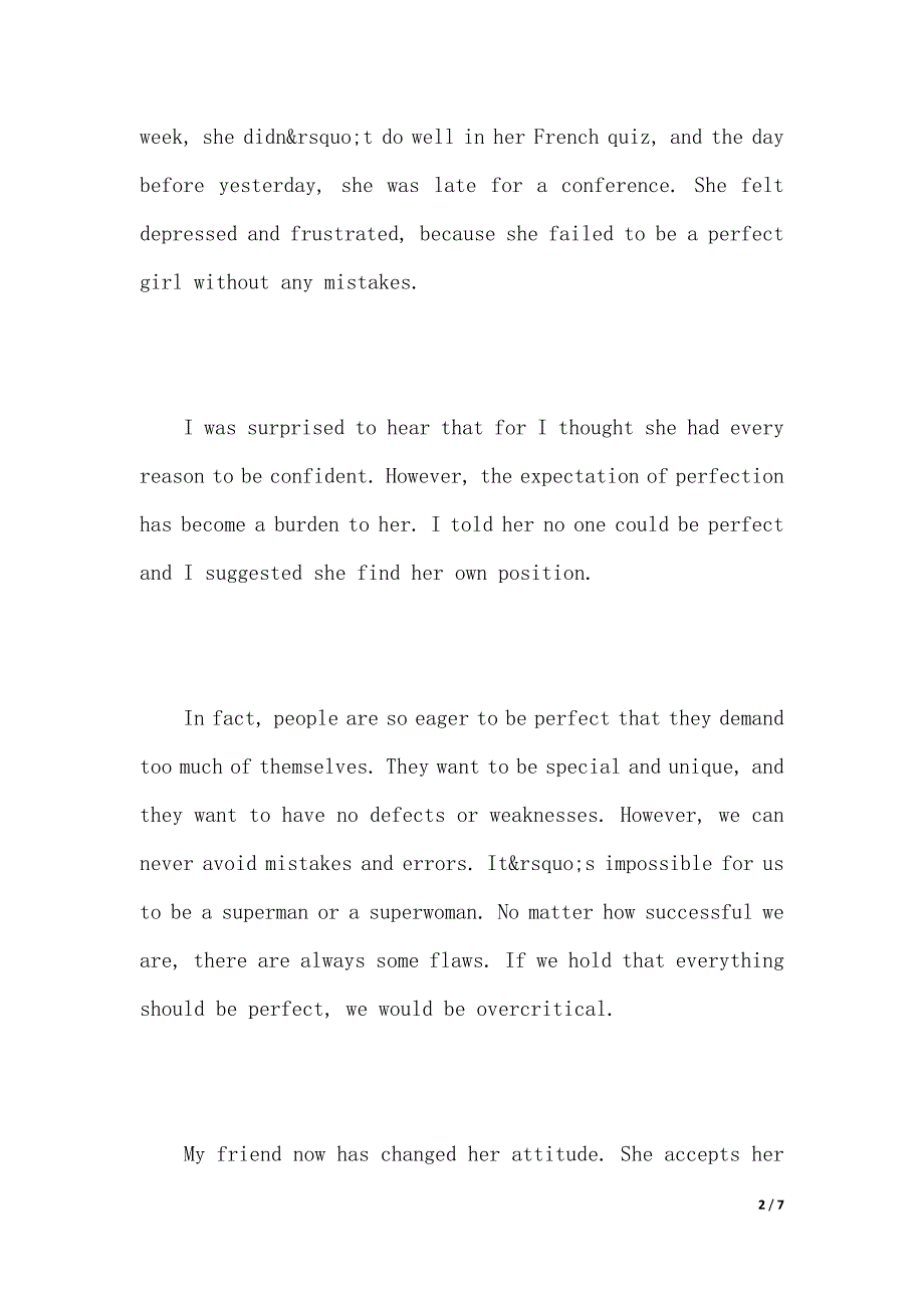 英语演讲稿【精选版】（2021年整理）_第2页