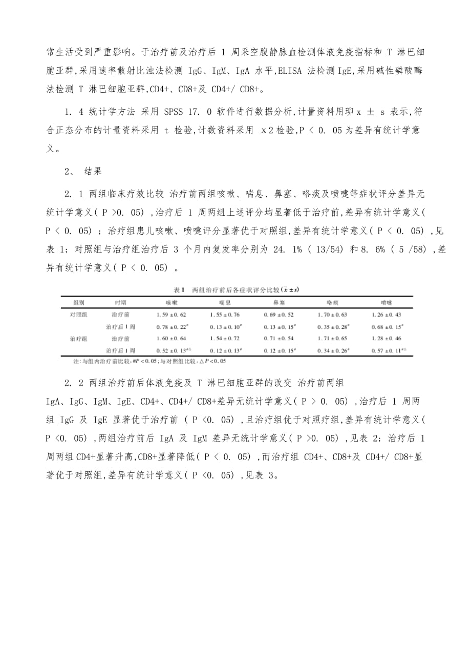 氯雷他定治疗儿童喘息性支气管炎的临床疗效_第3页