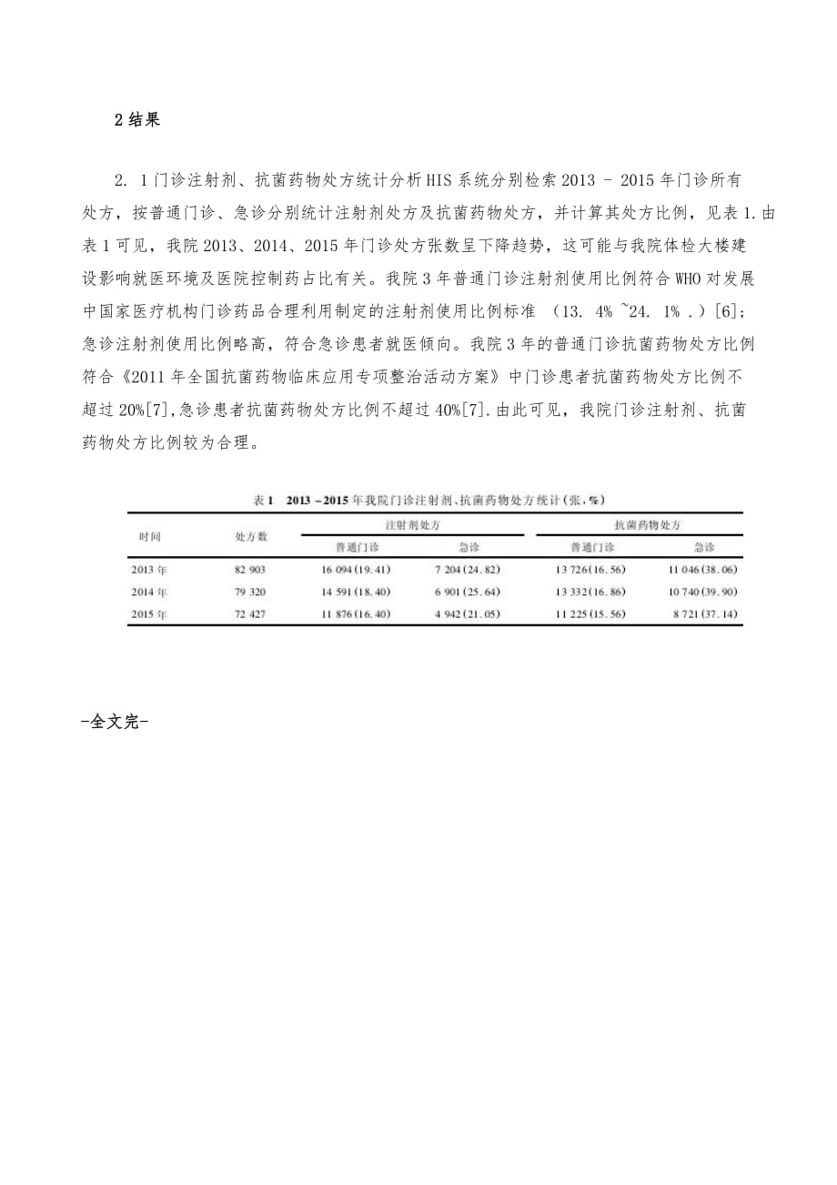 某院注射剂与抗菌药物使用情况统计分析_第3页