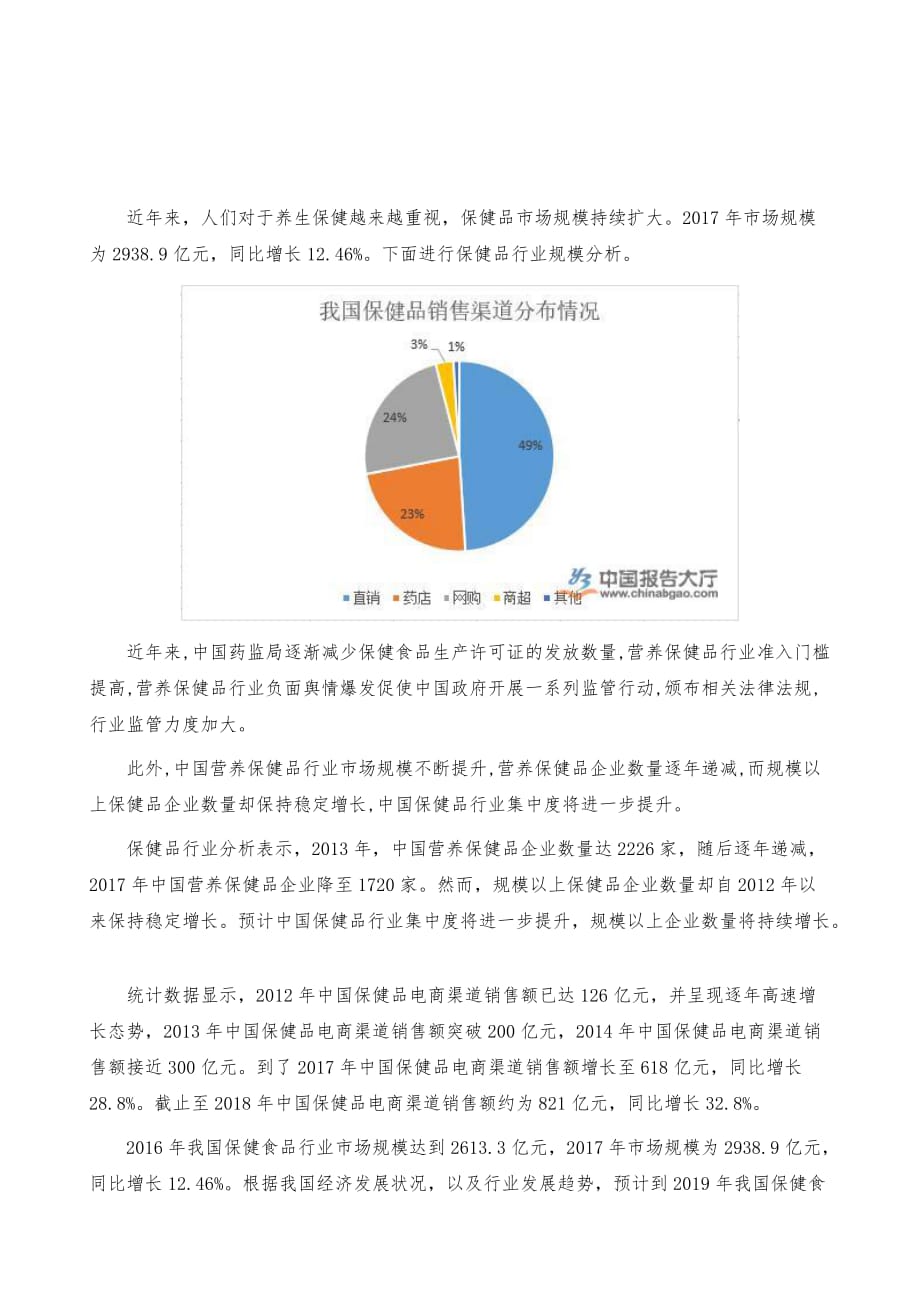 保健品行业规模分析-产业报告_第2页