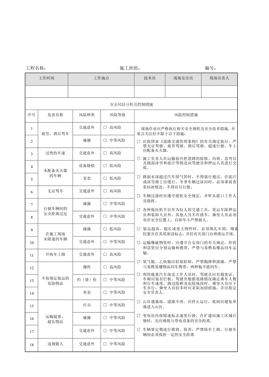 [工程安全管理]电网建设安全施工作业票变电土建))_第4页