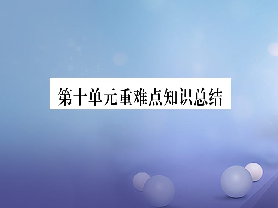 九年级化学下册 第10单元 酸和碱重难点知识总结课件 （新版）新人教版[共11页]_第1页