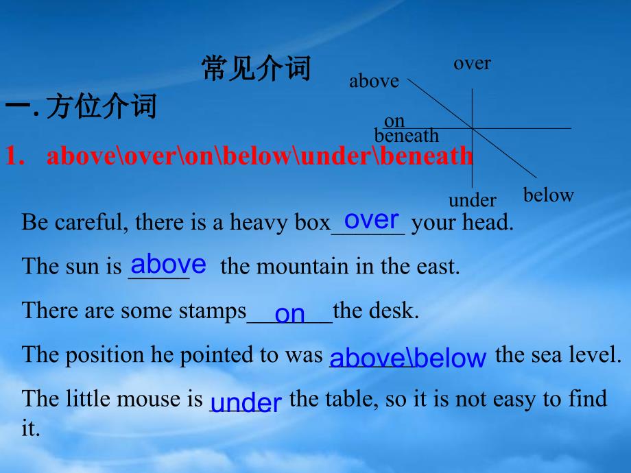 prepositions(介词)新课标 人教（通用）_第2页