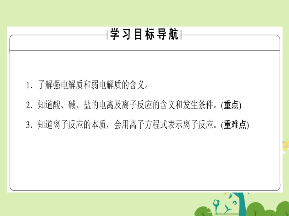 高中化学专题2从海水中获得的化学物质第2单元钠、镁及其化合物(第3课时)离子反应课件苏教版必修1_第2页