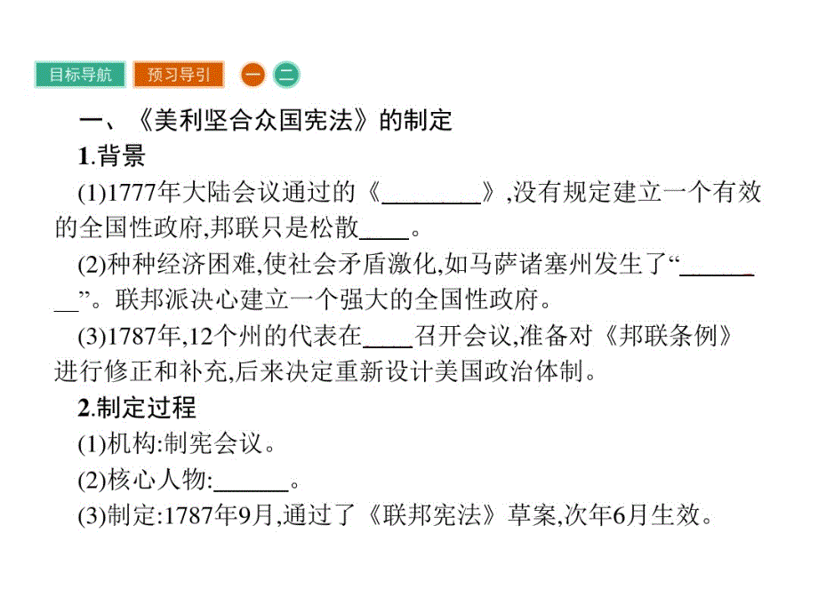 高中历史人教版选修二4.3美国代议共和制度的建立名师公开课国家级获奖课件(20张)_第3页