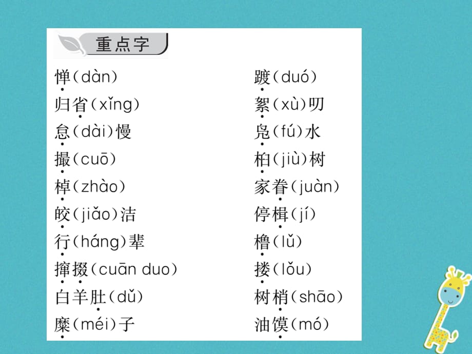 【最新】八年级语文下册 第一单元知识归纳习题_第2页