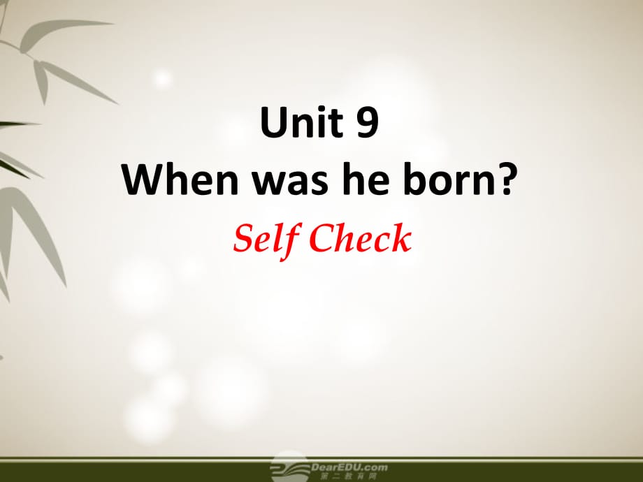 【最新】八年级英语上册 unit9 SelfCheck课件 人教新目标版 课件_第1页