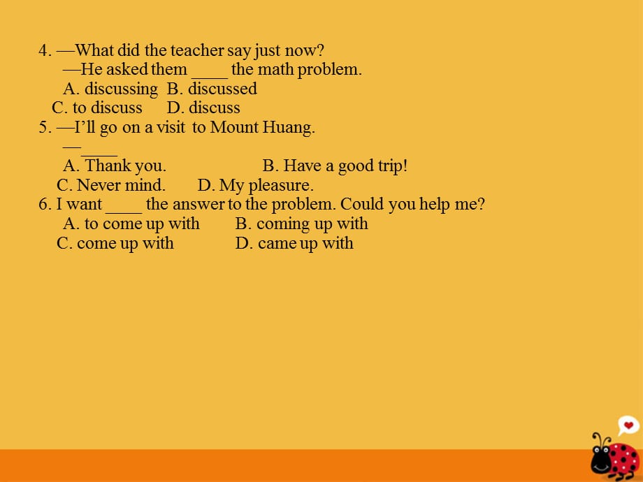 【最新】八年级英语下册 Unit6 Topic1练习题课件 仁爱版 课件_第2页